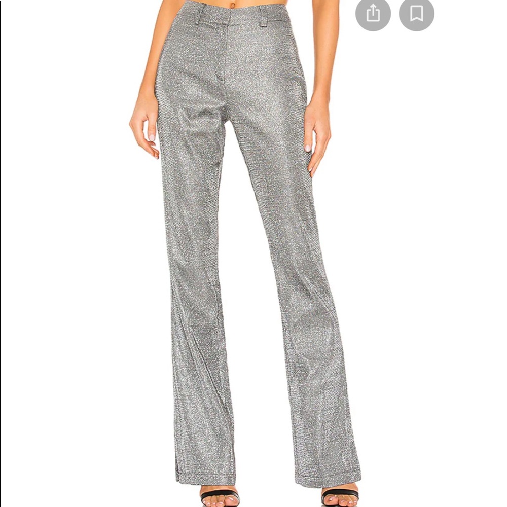 Anime Bing Gun metal pants NWT - Holiday party perfect.